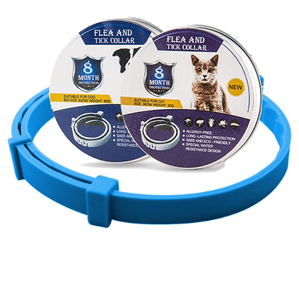 Vlooien & teken band. Hou je hond of kat 8 maanden vlooien en teken vrij!