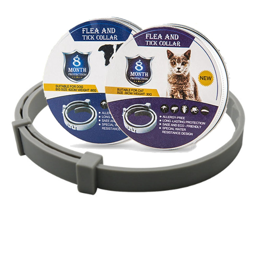 Vlooien & teken band. Hou je hond of kat 8 maanden vlooien en teken vrij!