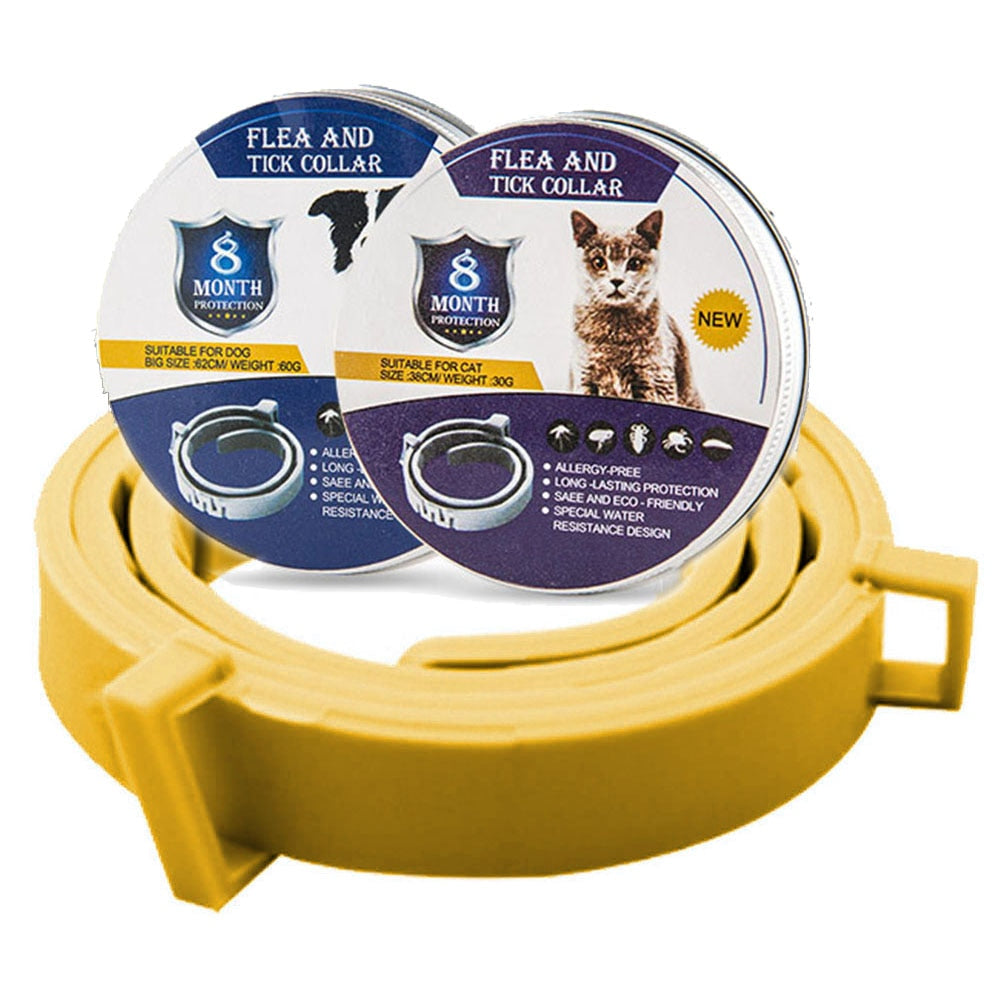 Vlooien & teken band. Hou je hond of kat 8 maanden vlooien en teken vrij!