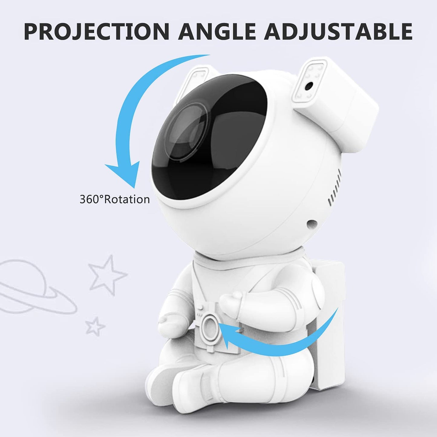Astronaut Galaxy Starry Projector. Super gave nachtlamp, tover in een handomdraai je volledige kamer om in een sterrenhemel.