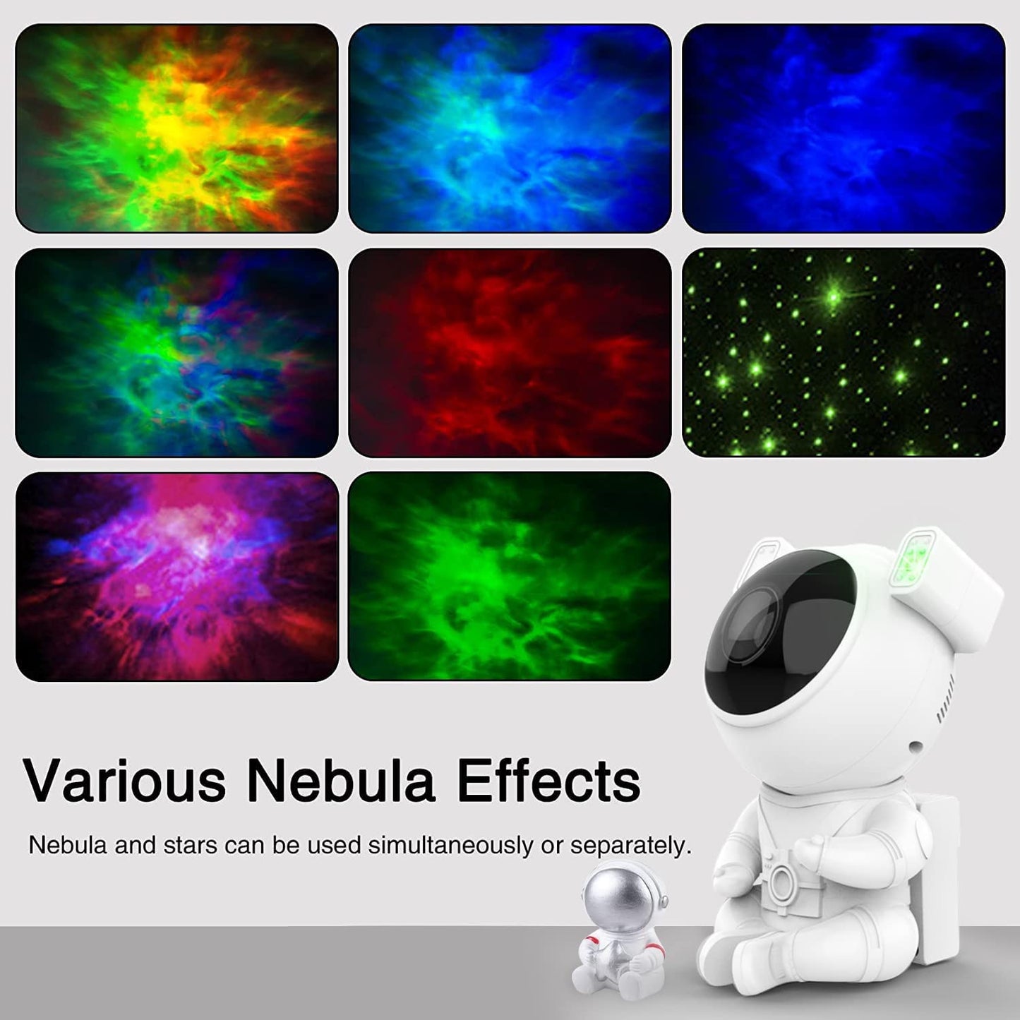 Astronaut Galaxy Starry Projector. Super gave nachtlamp, tover in een handomdraai je volledige kamer om in een sterrenhemel.