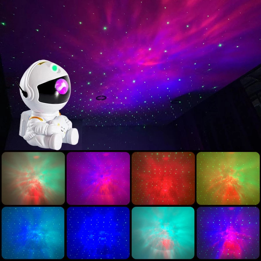 Astronaut Galaxy Starry Projector. Super gave nachtlamp, tover in een handomdraai je volledige kamer om in een sterrenhemel.